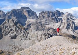 Sulle Dolomiti di Brenta: Sguardi aperti alla cima del Piz Galin