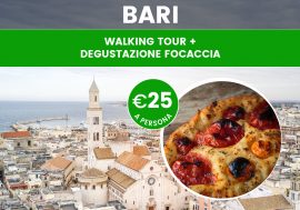Walking tour di Bari con degustazione della focaccia tipica locale